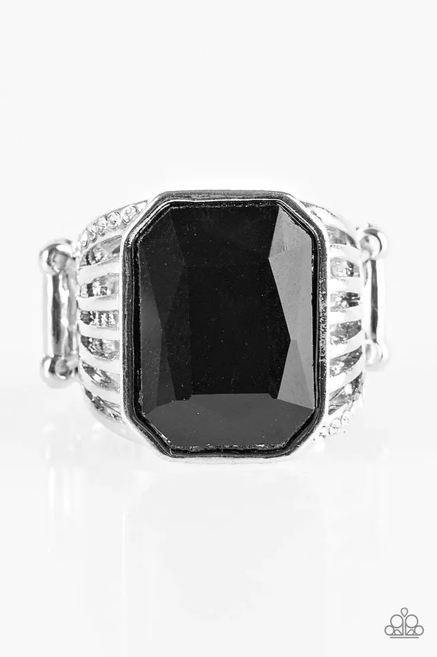 Paparazzi Ring Make Way For The Champ Black Paparazzi Jewelry Rings