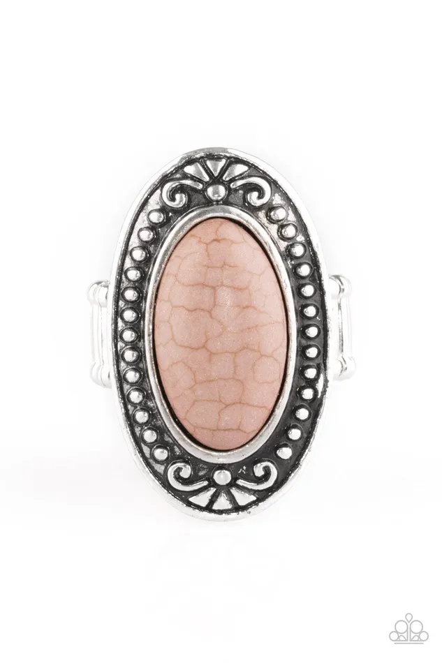 Paparazzi Ring Mesa Meadows Brown Paparazzi Jewelry Rings