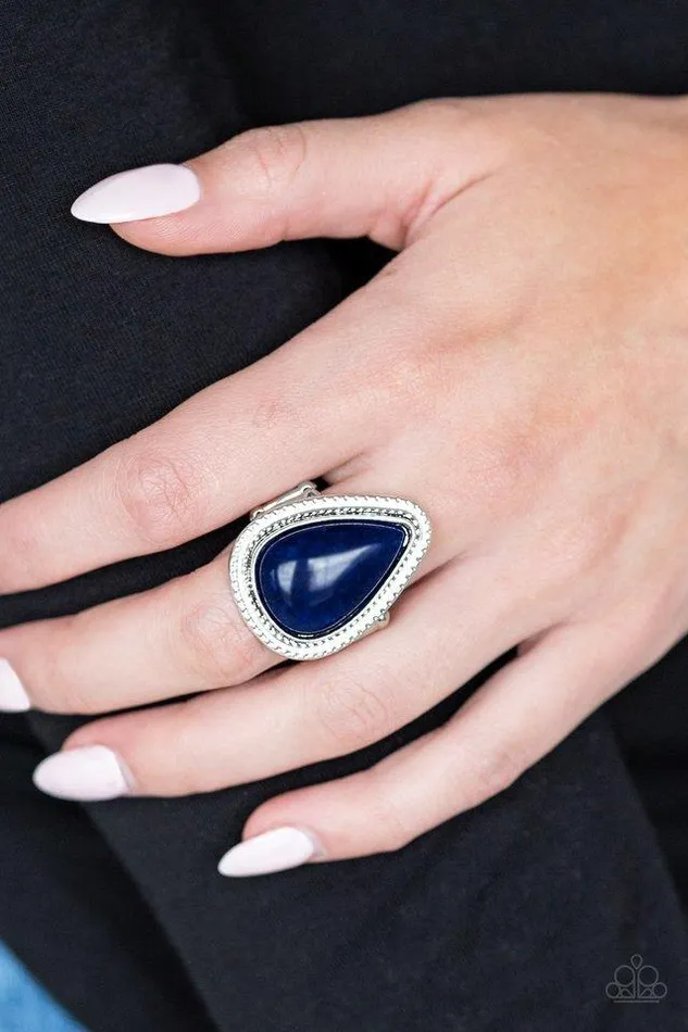 Paparazzi Ring Mojave Mist Blue Paparazzi Jewelry Rings