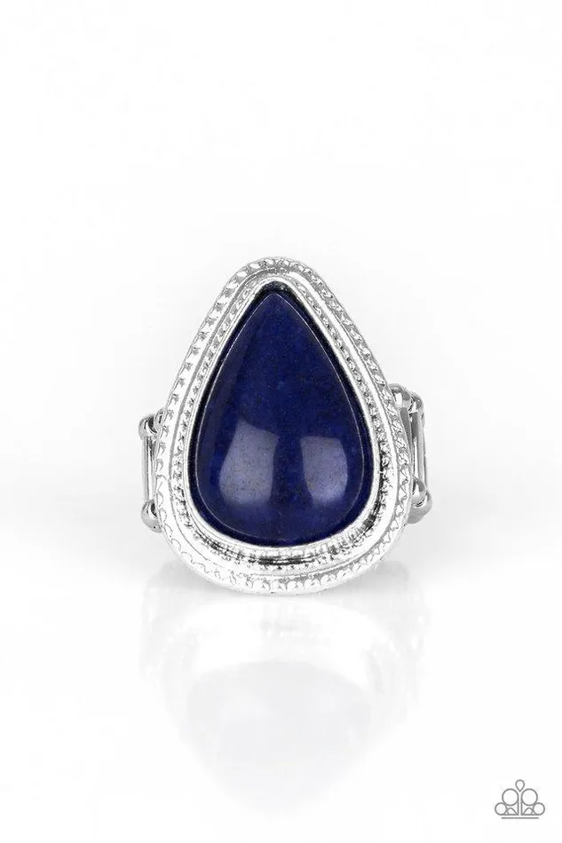 Paparazzi Ring Mojave Mist Blue Paparazzi Jewelry Rings Paparazzi Ring Mojave Mist Blue Paparazzi Jewelry Rings