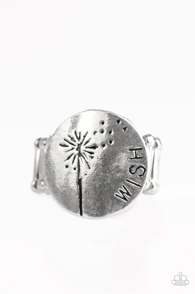 Paparazzi Ring Never Stop Wishing Silver Paparazzi Jewelry Rings