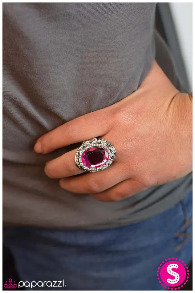 Paparazzi Ring Queen For A Day Pink Paparazzi Jewelry Rings