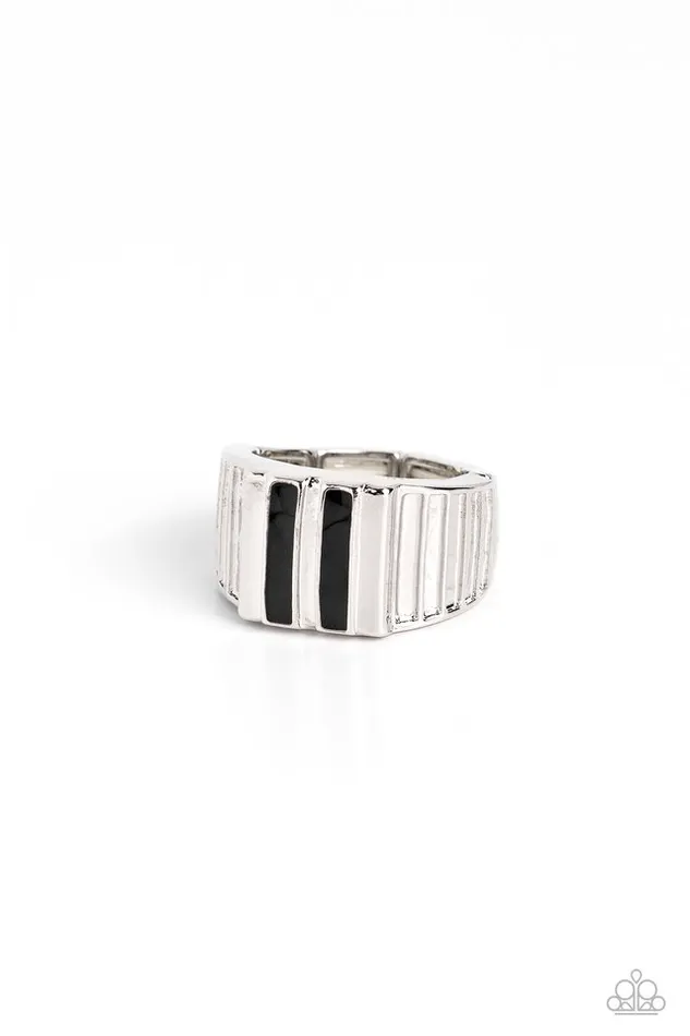 Paparazzi Ring Rectangular Relic Black Paparazzi Jewelry Rings Paparazzi Ring Rectangular Relic Black Paparazzi Jewelry Rings