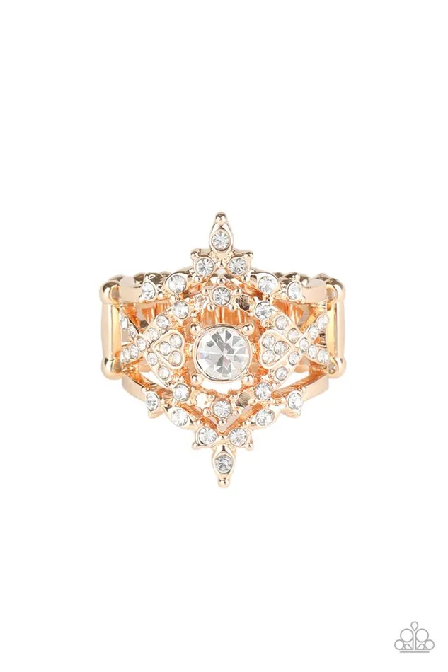 Paparazzi Ring Royal Love Story Gold Paparazzi Jewelry Rings Paparazzi Ring Royal Love Story Gold Paparazzi Jewelry Rings