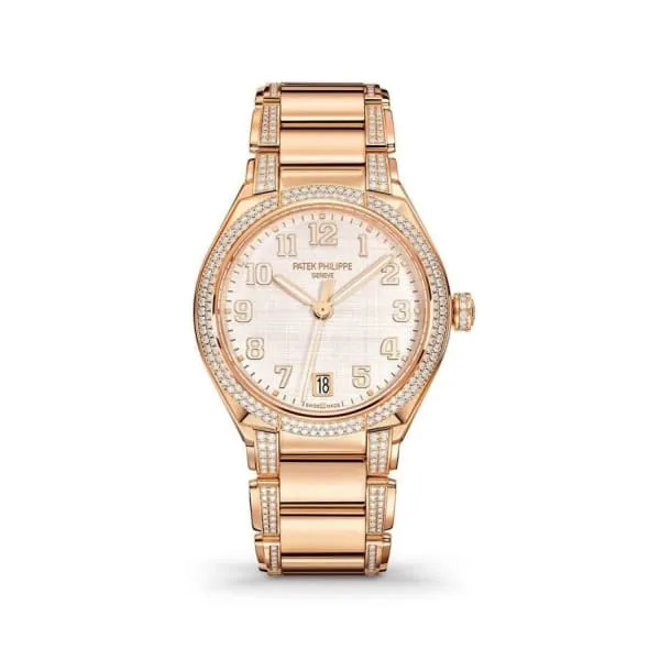 Patek Philippe Twenty 4 30mm Womens Watch Ref 73001201R001 Silver Dial Diamond Bezel in 18K Rose Gold Diamond Bracelet Patek Philippe Bracelets Patek Philippe Twenty 4 30mm Womens Watch Ref 73001201R001 Silver Dial Diamond Bezel in 18K Rose Gold Diamond Bracelet Patek Philippe Bracelets