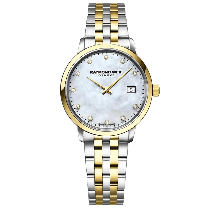Raymond Weil Bracelets Raymond Weil Toccata Watch TwoTone PVD Stainless Steel 29mm Quartz