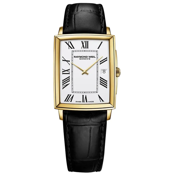 Raymond Weil PreStyled Sets Raymond Weil Toccata Classic Yellow Gold PVD White Dial 37 x 29mm Quartz Raymond Weil PreStyled Sets Raymond Weil Toccata Classic Yellow Gold PVD White Dial 37 x 29mm Quartz