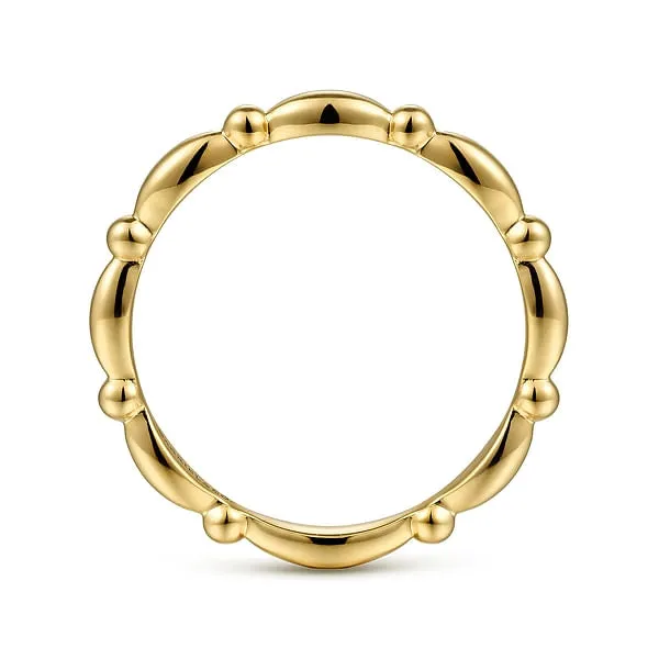 Rings 14K Yellow Gold Fancy Band Gabriel Co
