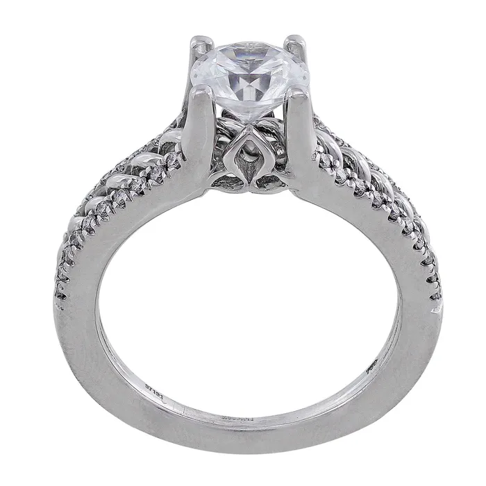 Rings 18k White Gold Andara Tapered Diamond Ring Ritani