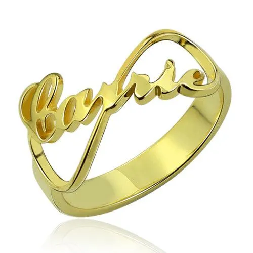 Rings Belbren Personalized Infinity Name Ring Customizable Jewelry in Rose Gold Silver and Gold Perfect Gift for Her Rings Belbren Personalized Infinity Name Ring Customizable Jewelry in Rose Gold Silver and Gold Perfect Gift for Her