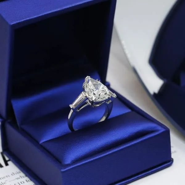 Rings Diamond Source NYC Platinum Engagement Diamond Ring featured with 559ct TCW ENG75003