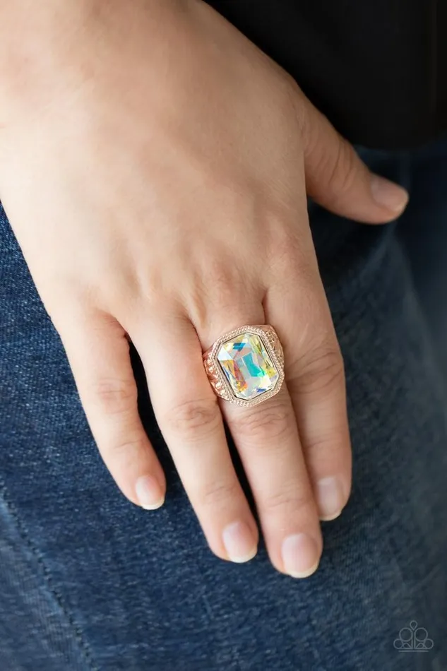Rings Paparazzi Jewelry Paparazzi Ring Galaxy Goddess Rose Gold