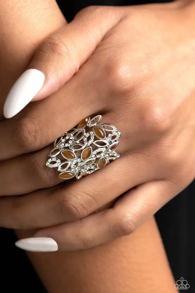 Rings Paparazzi Jewelry Paparazzi Ring LEAF Home Brown