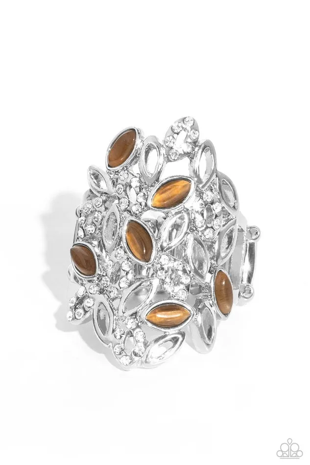 Rings Paparazzi Jewelry Paparazzi Ring LEAF Home Brown Rings Paparazzi Jewelry Paparazzi Ring LEAF Home Brown
