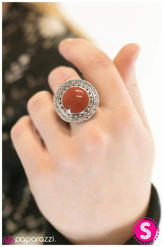 Rings Paparazzi Jewelry Paparazzi Ring Lone Rider Orange