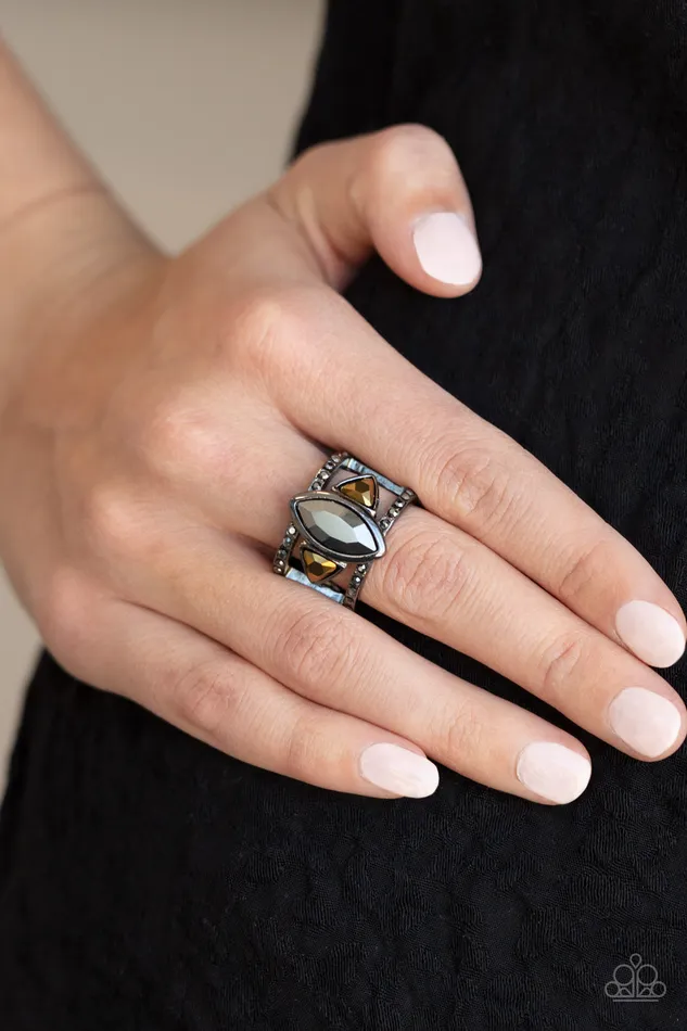 Rings Paparazzi Jewelry Paparazzi Ring Major Majestic Black Rings Paparazzi Jewelry Paparazzi Ring Major Majestic Black