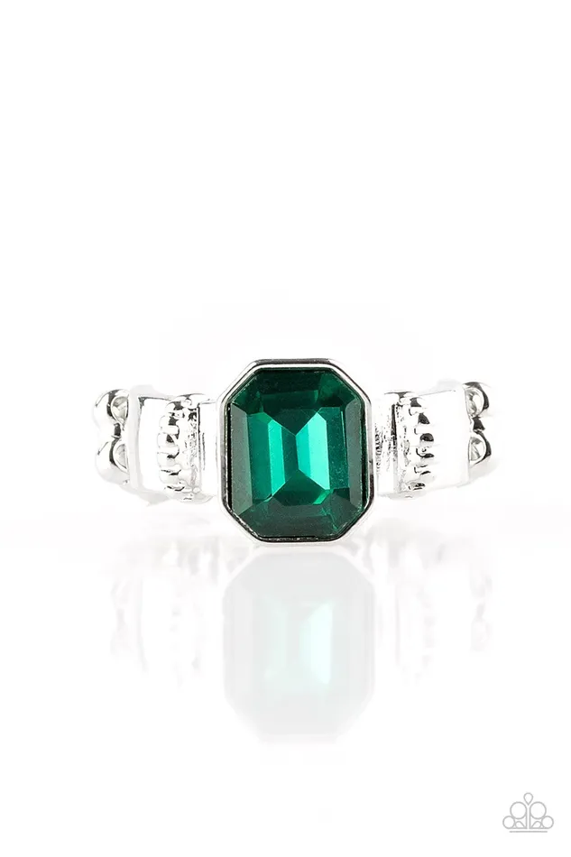 Rings Paparazzi Jewelry Paparazzi Ring Regal Relic Green