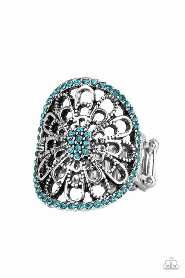 Rings Paparazzi Jewelry Paparazzi Ring Springtime Shimmer Blue