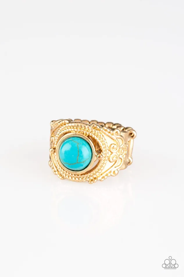 Rings Paparazzi Jewelry Paparazzi Ring Stand Your Ground Gold