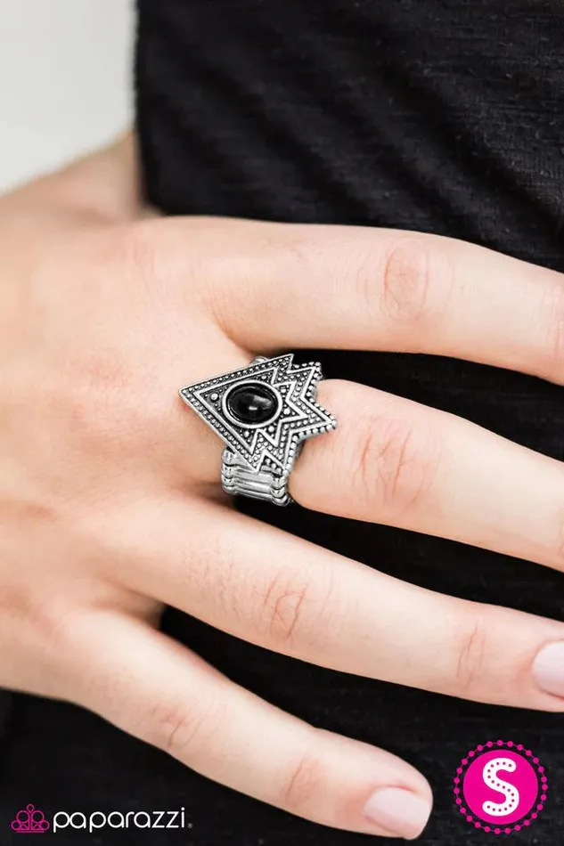 Rings Paparazzi Jewelry Paparazzi Ring Tribe Vibe Black