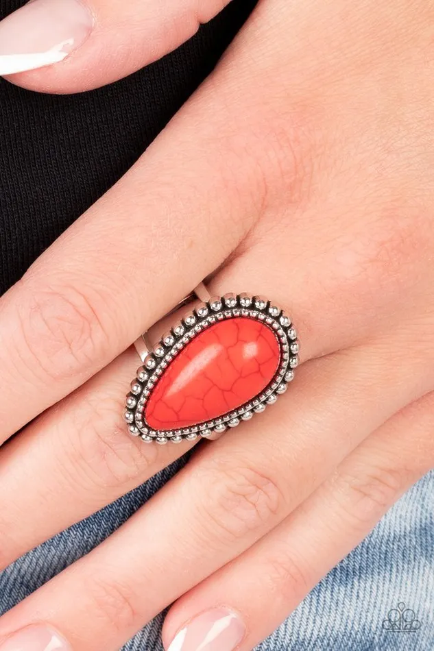 Rings Paparazzi Jewelry Paparazzi Ring Urban Elements Red