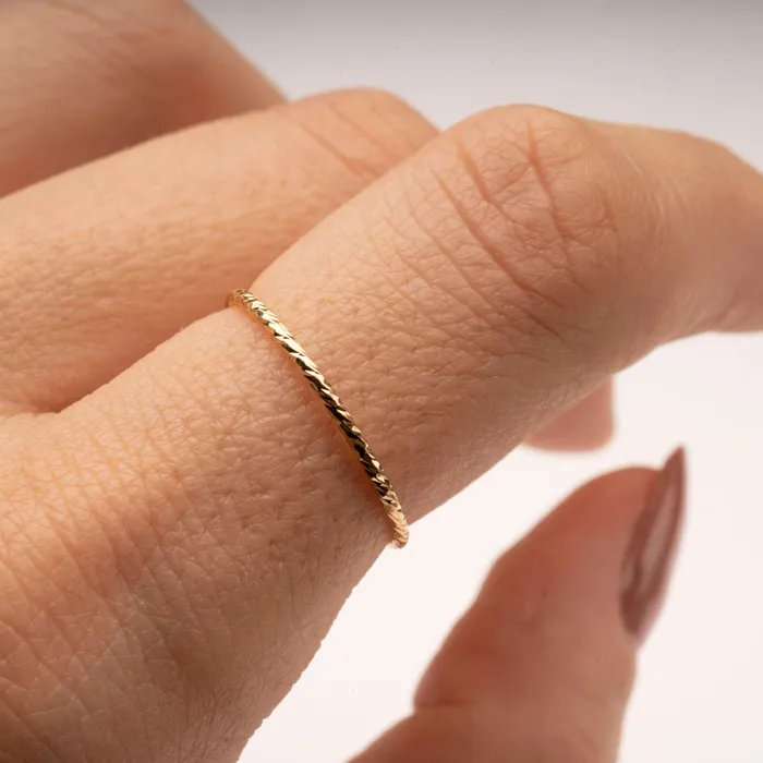 Rings RG Gold Filled Sparkle Ring