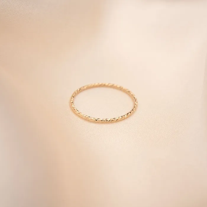 Rings RG Gold Filled Sparkle Ring