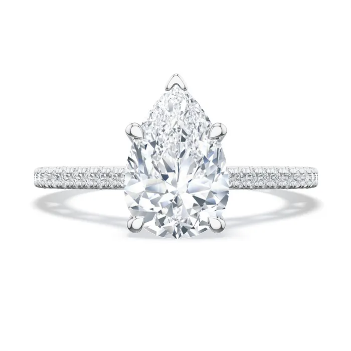 Rings Tacori Tacori Platinum Diamond Semimount Ring