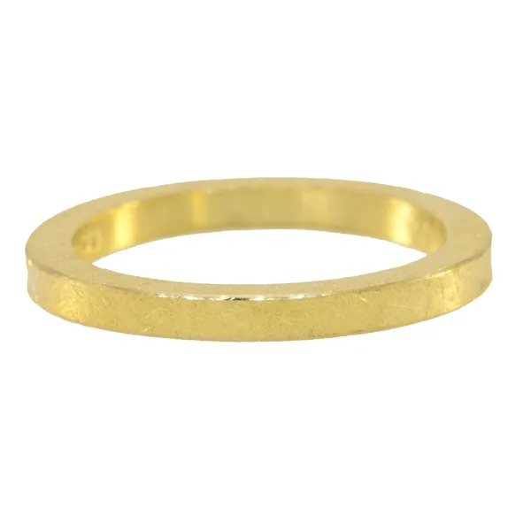 Rings Todd Reed Todd Reed 2mm Brushed Yellow Gold Band