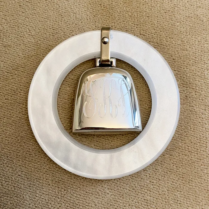 Rings White Teething Ring Silver Baby Rattle Salisbury