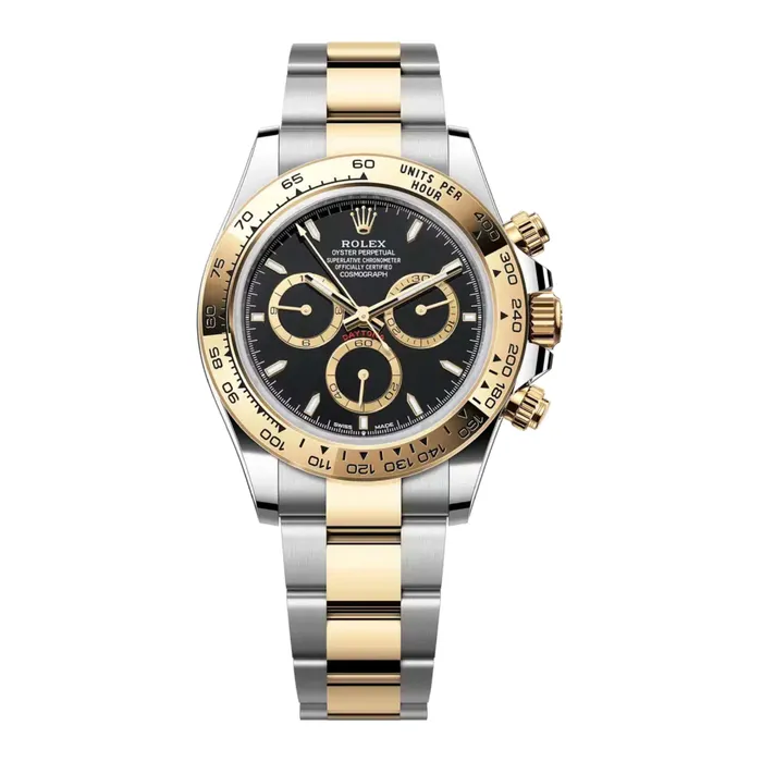Rolex Bracelets Rolex Cosmograph Daytona 40mm Ref 126503 Black Index Dial Gold Bezel Two Tone Stainless Steel 18K Yellow Gold Oyster Bracelet Mens Watch Rolex Bracelets Rolex Cosmograph Daytona 40mm Ref 126503 Black Index Dial Gold Bezel Two Tone Stainless Steel 18K Yellow Gold Oyster Bracelet Mens Watch