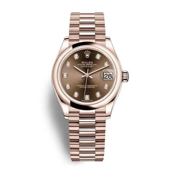 Rolex Bracelets Rolex Datejust 31mm Ref 2782450016 Chocolate Dial 18K Rose Gold President Bracelet Womens Watch Rolex Bracelets Rolex Datejust 31mm Ref 2782450016 Chocolate Dial 18K Rose Gold President Bracelet Womens Watch