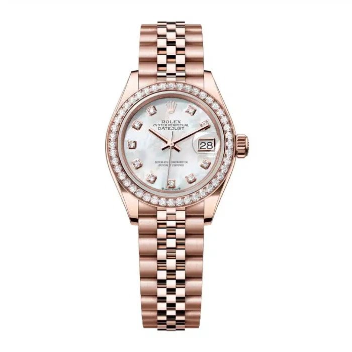 Rolex Bracelets Rolex LadyDatejust 28mm Ref 279135rbr0019 White Mother of Pearl Diamond Dial 18K Rose Gold Jubilee Bracelet Womens Watch Rolex Bracelets Rolex LadyDatejust 28mm Ref 279135rbr0019 White Mother of Pearl Diamond Dial 18K Rose Gold Jubilee Bracelet Womens Watch