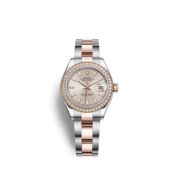 Rolex Bracelets Rolex LadyDatejust 28mm Ref 279381rbr0002 Sundust Stick Dial Diamond Bezel Two Tone Stainless Steel 18K Rose Gold Oyster Bracelet Womens Watch Rolex Bracelets Rolex LadyDatejust 28mm Ref 279381rbr0002 Sundust Stick Dial Diamond Bezel Two Tone Stainless Steel 18K Rose Gold Oyster Bracelet Womens Watch