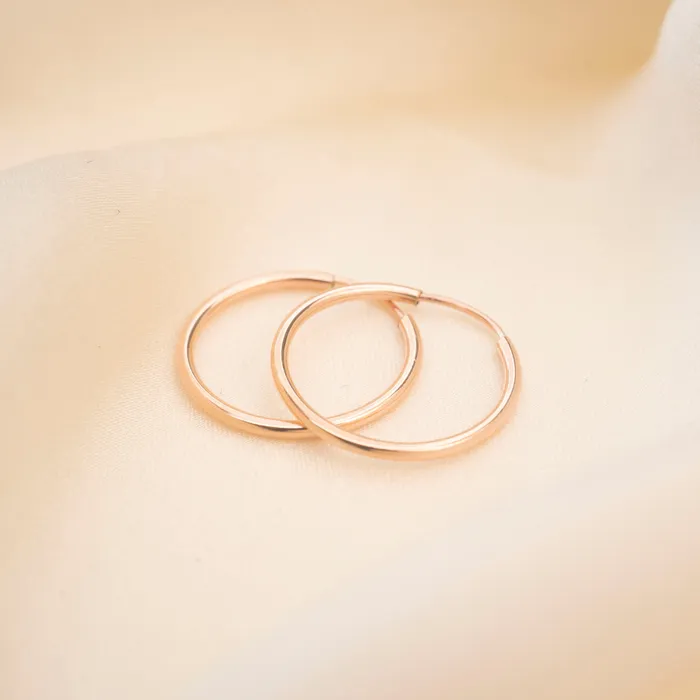 Rose Gold Endless Hoops TheRoseGypsy Earrings