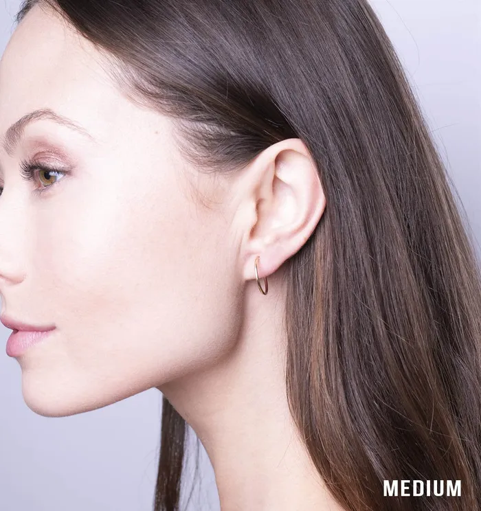 Rose Gold Endless Hoops TheRoseGypsy Earrings
