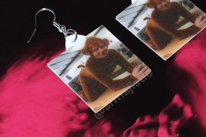 Sam Makes Things Earrings Ed Sheeran Gay Little Monkey Meme Handmade Earrings Sam Makes Things Earrings Ed Sheeran Gay Little Monkey Meme Handmade Earrings