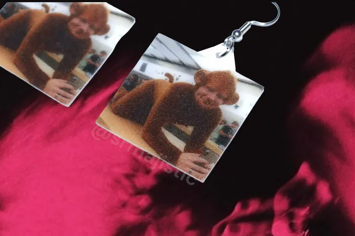 Sam Makes Things Earrings Ed Sheeran Gay Little Monkey Meme Handmade Earrings Sam Makes Things Earrings Ed Sheeran Gay Little Monkey Meme Handmade Earrings