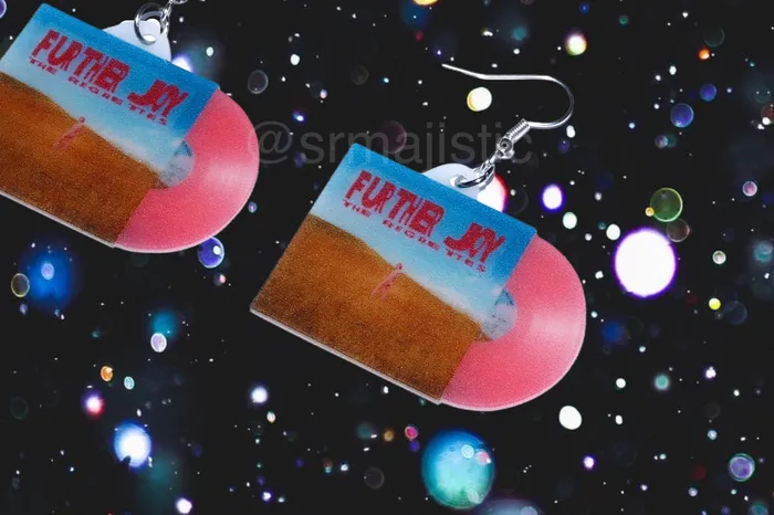 Sam Makes Things Earrings READY TO SHIP The Regrettes Further Joy Vinyl Album Handmade Earrings Sam Makes Things Earrings READY TO SHIP The Regrettes Further Joy Vinyl Album Handmade Earrings