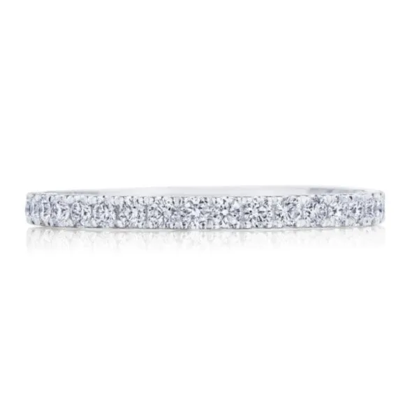 Tacori Rings Tacori Coastal Crescent 14K White Gold Diamond Eternity Band