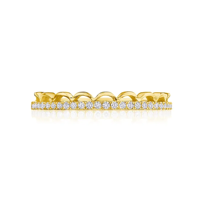 Tacori Tacori Crescent Crown 18K Yellow Gold Diamond Ring Rings