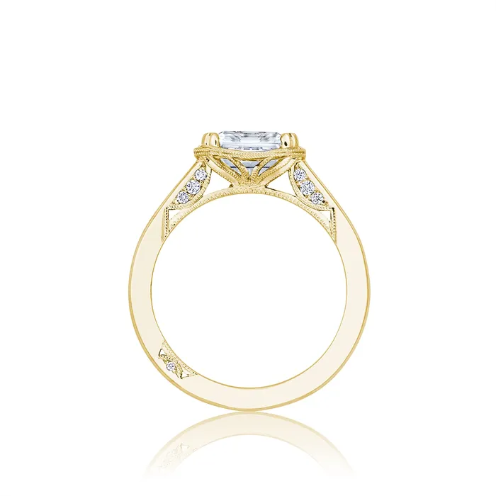 Tacori Tacori Simply Tacori Emerald Horizontal Diamond Engagement Ring Rings Tacori Tacori Simply Tacori Emerald Horizontal Diamond Engagement Ring Rings