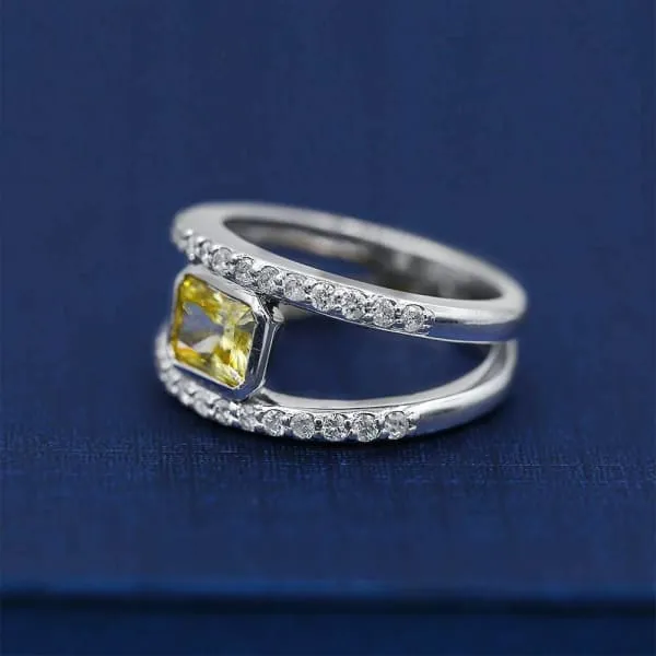 White Gold Fashion ring with center 200 ct Yellow Sapphire and side Diamonds ring RN17386 Diamond Source NYC Rings White Gold Fashion ring with center 200 ct Yellow Sapphire and side Diamonds ring RN17386 Diamond Source NYC Rings
