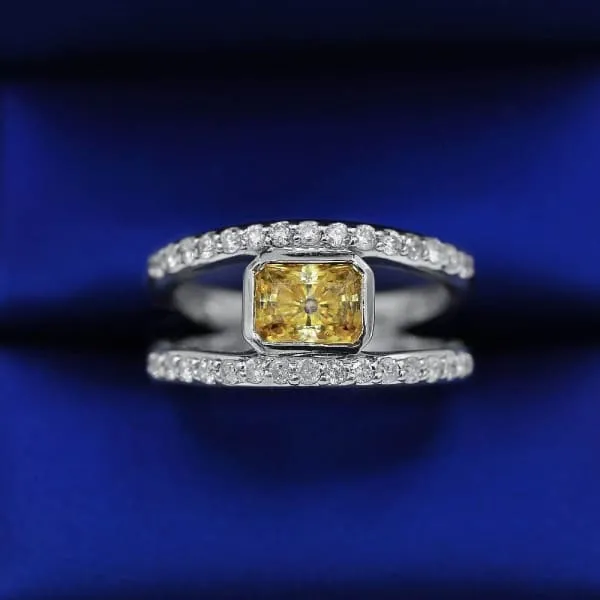 White Gold Fashion ring with center 200 ct Yellow Sapphire and side Diamonds ring RN17386 Diamond Source NYC Rings White Gold Fashion ring with center 200 ct Yellow Sapphire and side Diamonds ring RN17386 Diamond Source NYC Rings