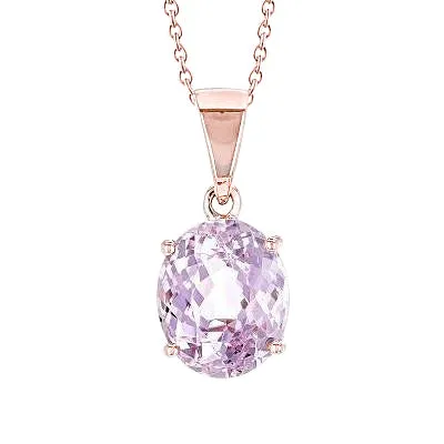 15 Carats Pink Sapphire Necklace Pendant Women Jewelry GB Necklaces