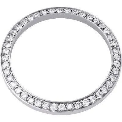 3 Ct Round Custom Mined Diamond Bezel To Fit Rolex Date All Watch Models GB Watches 3 Ct Round Custom Mined Diamond Bezel To Fit Rolex Date All Watch Models GB Watches