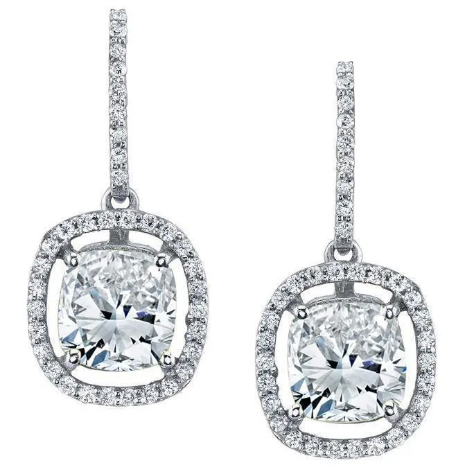 430 Carats Sparkling Genuine Natural Earth Mined Diamonds Women Dangle Earrings Gold White 14K GB Earrings 430 Carats Sparkling Genuine Natural Earth Mined Diamonds Women Dangle Earrings Gold White 14K GB Earrings