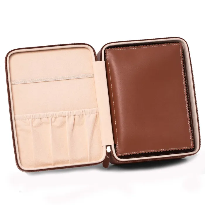 Bey Berk Saddle Leather Four Watch And Accessory Case Bey Berk Watches Bey Berk Saddle Leather Four Watch And Accessory Case Bey Berk Watches