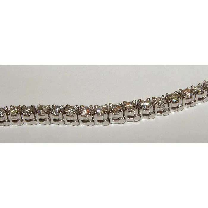 Bracelets Real Natural Earth Mined Diamond Women Tennis Bracelet White Gold Jewelry 455 Carat GB