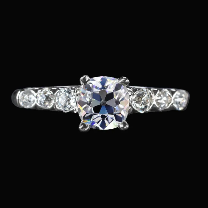 Cushion Old Miner Real Natural Earth Mined Diamond Ladys Ring With Accents Prong Set 3 Carats HarryChadEntcom Rings Cushion Old Miner Real Natural Earth Mined Diamond Ladys Ring With Accents Prong Set 3 Carats HarryChadEntcom Rings